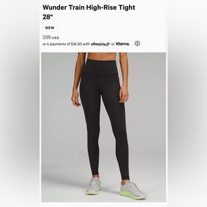 Women’s Lululemon Wunder Train High-Rise Leggings